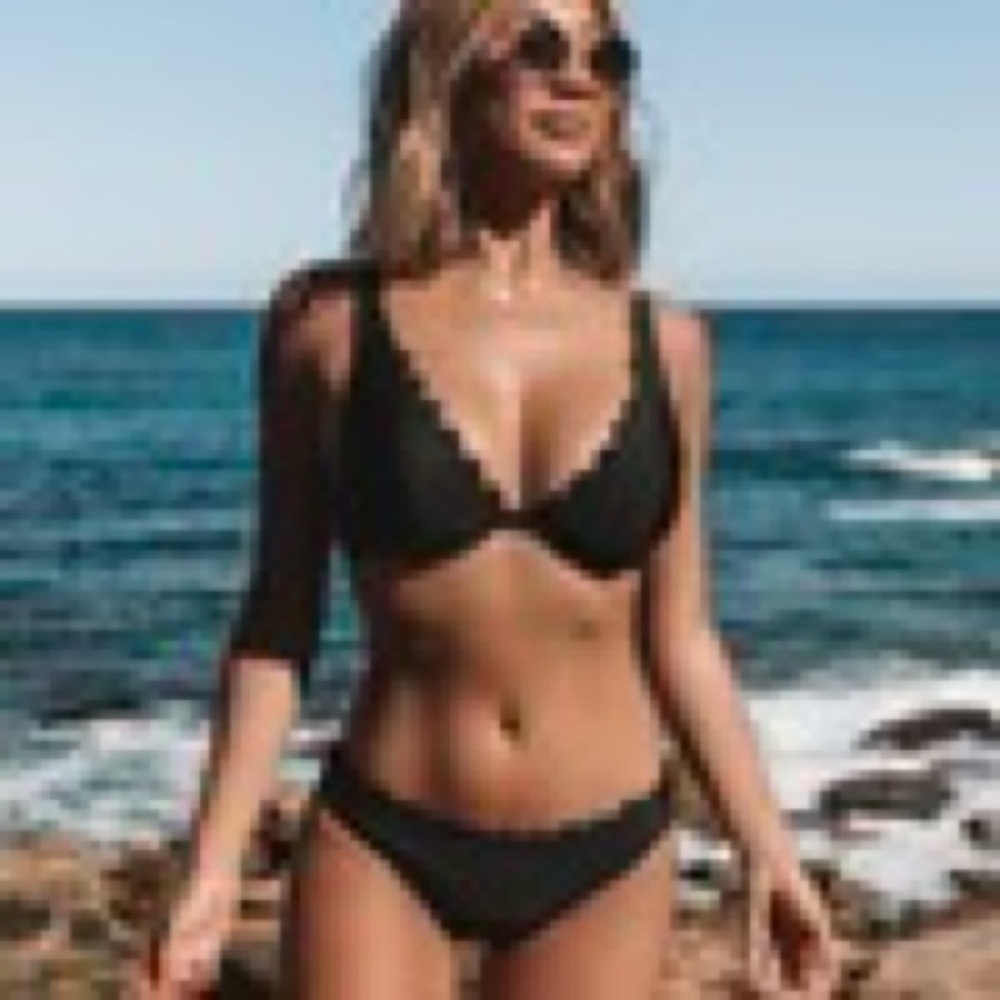 NWT black bikini swimsuit
